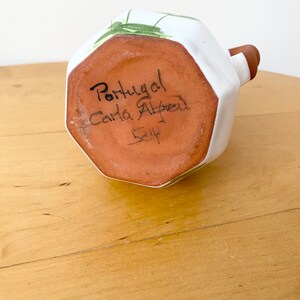 Hand painted ceramic jug, Small jug, Small pitcher image 7