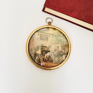 Framed Print of A Post Chaise At "The George" Posting House By Charles Henderson, The Tate Gallery, Peter Bates