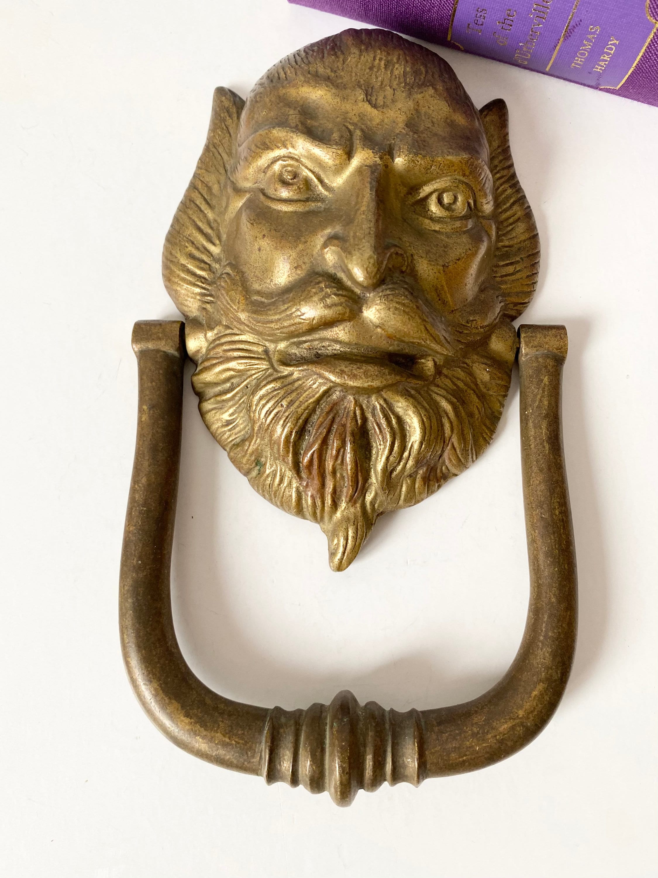 アンティーク メフィストクレス ノッカー、悪魔、サタン、ルシファーの