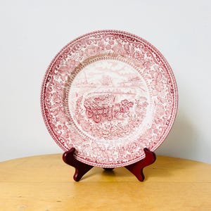 English Ironstone Tableware Dinner Plate “Four Seasons&quot; Collection &quot;Summer on the Home Farm&quot; Pattern