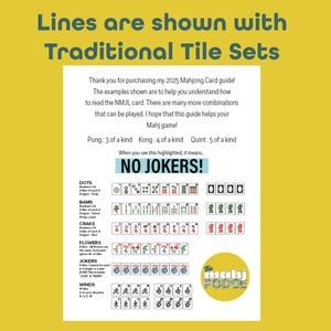 2025 Mahjong Card Guide: NMJL Cheat Sheet for Beginners (PDF Download) image 5