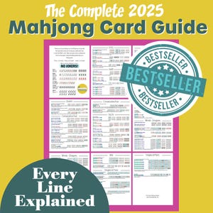 2025 Mahjong Card Guide: NMJL Cheat Sheet for Beginners (PDF Download)