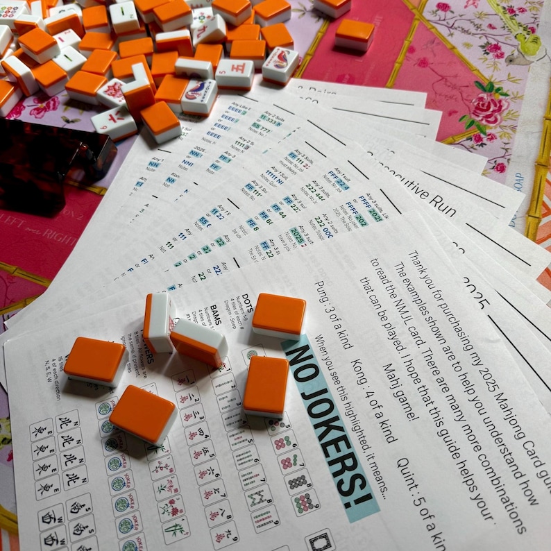 2025 Mahjong Card Guide: NMJL Cheat Sheet for Beginners (PDF Download) image 9
