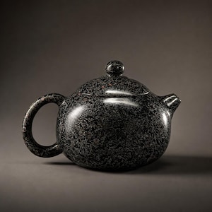 Meihua Jade Xishi Teapot | Hand-Carved Natural Stone Tea Pot, 210ml
