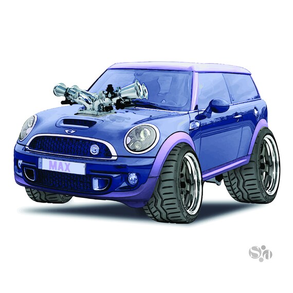 Mini Cooper Car >> Mini Cooper Clubman Muscle Car Illustration Mini Cooper Car >> Mini Cooper Clubman Muscle Car Illustration