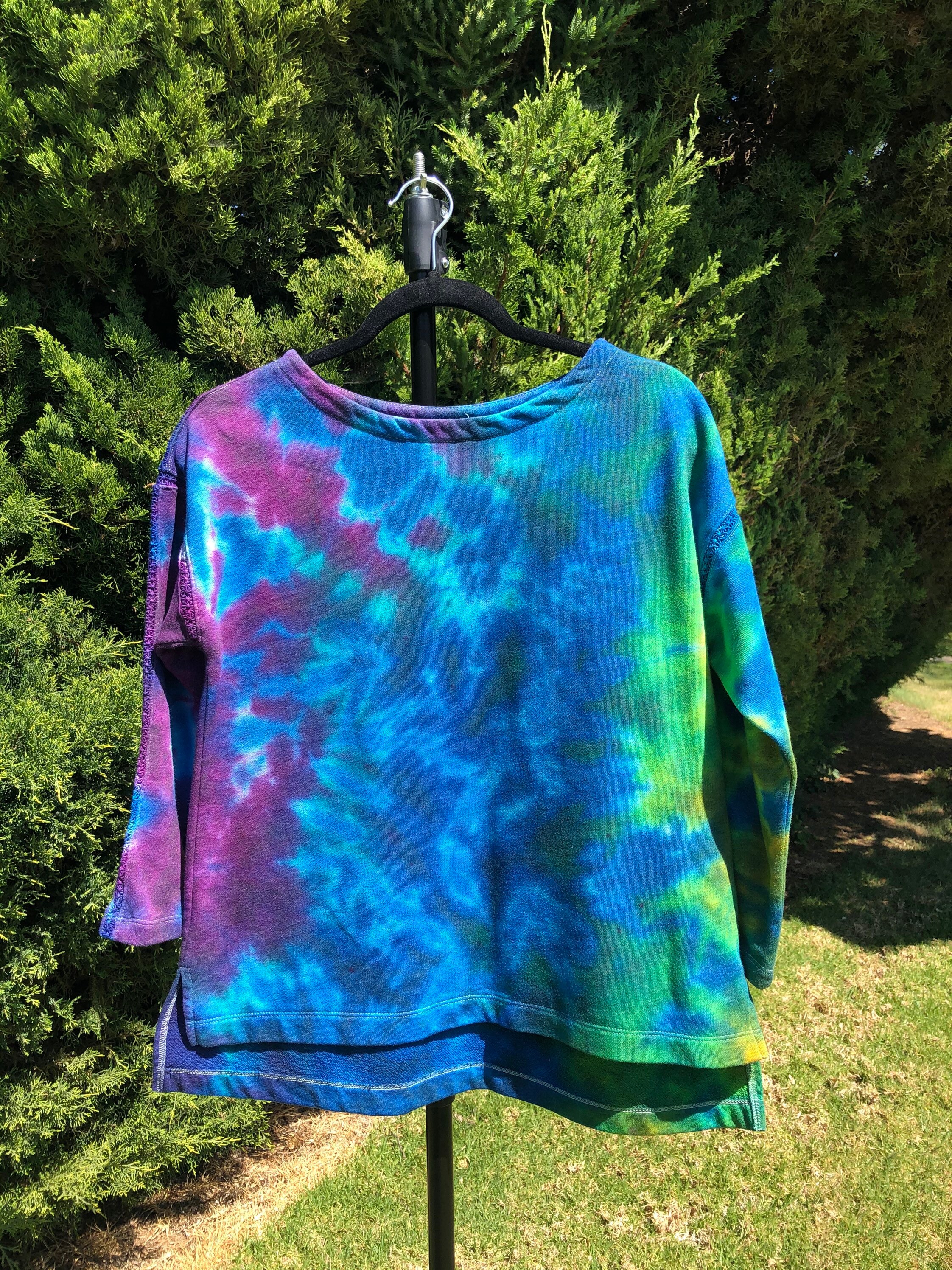 Tie Dye Sweatshirt Upcycled Old Navy - Etsy
