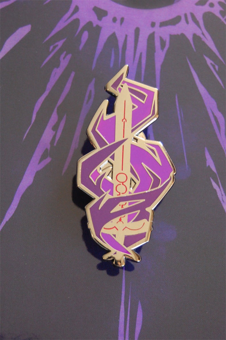 Fate Grand Order Excalibur Morgan Enamel Pin Fgo Saber Alter Etsy