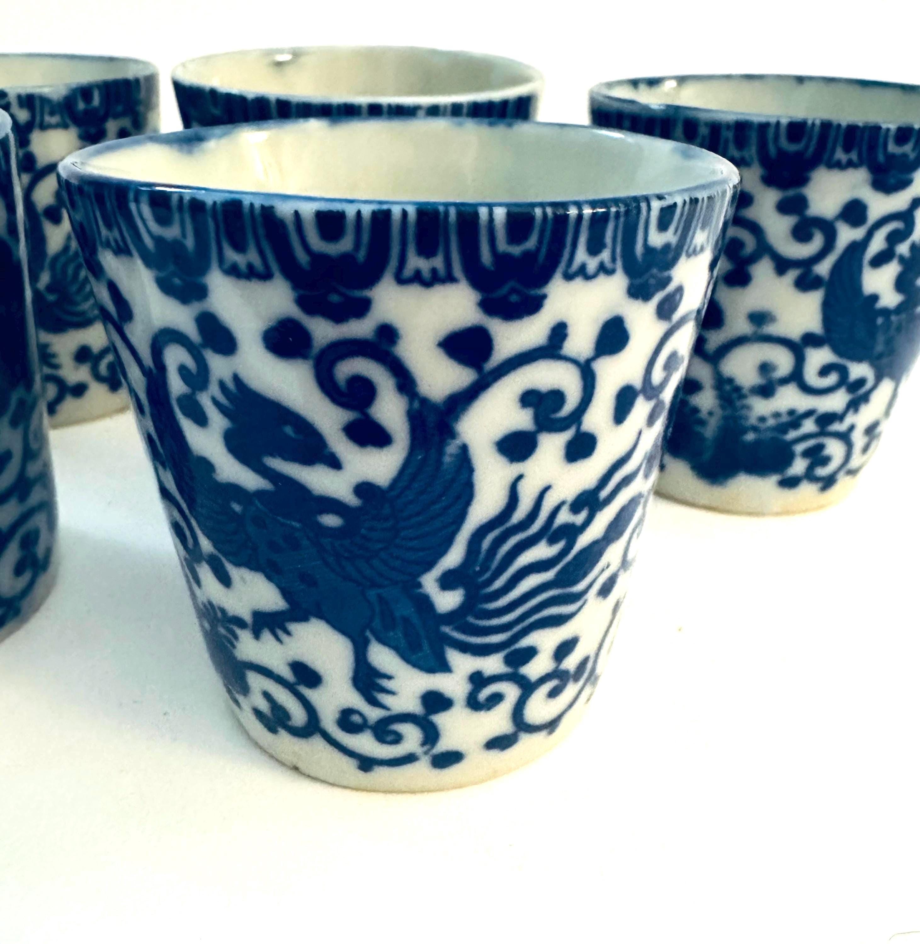 Antique Sake Cups - Etsy
