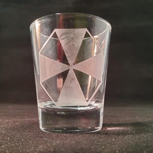 Umbrella resident evil shot glass