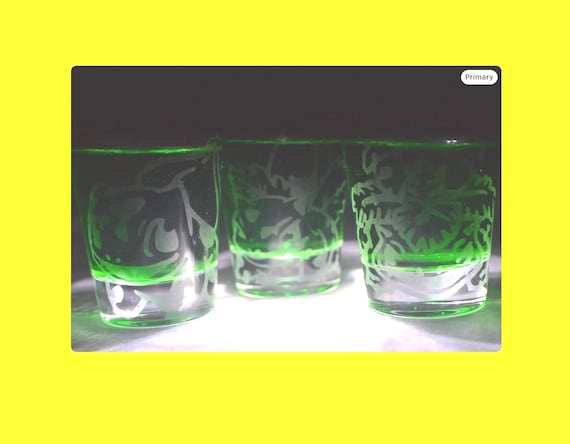 Bulbasaur, Ivysaur, Venusaur engraved shot glass set of 3