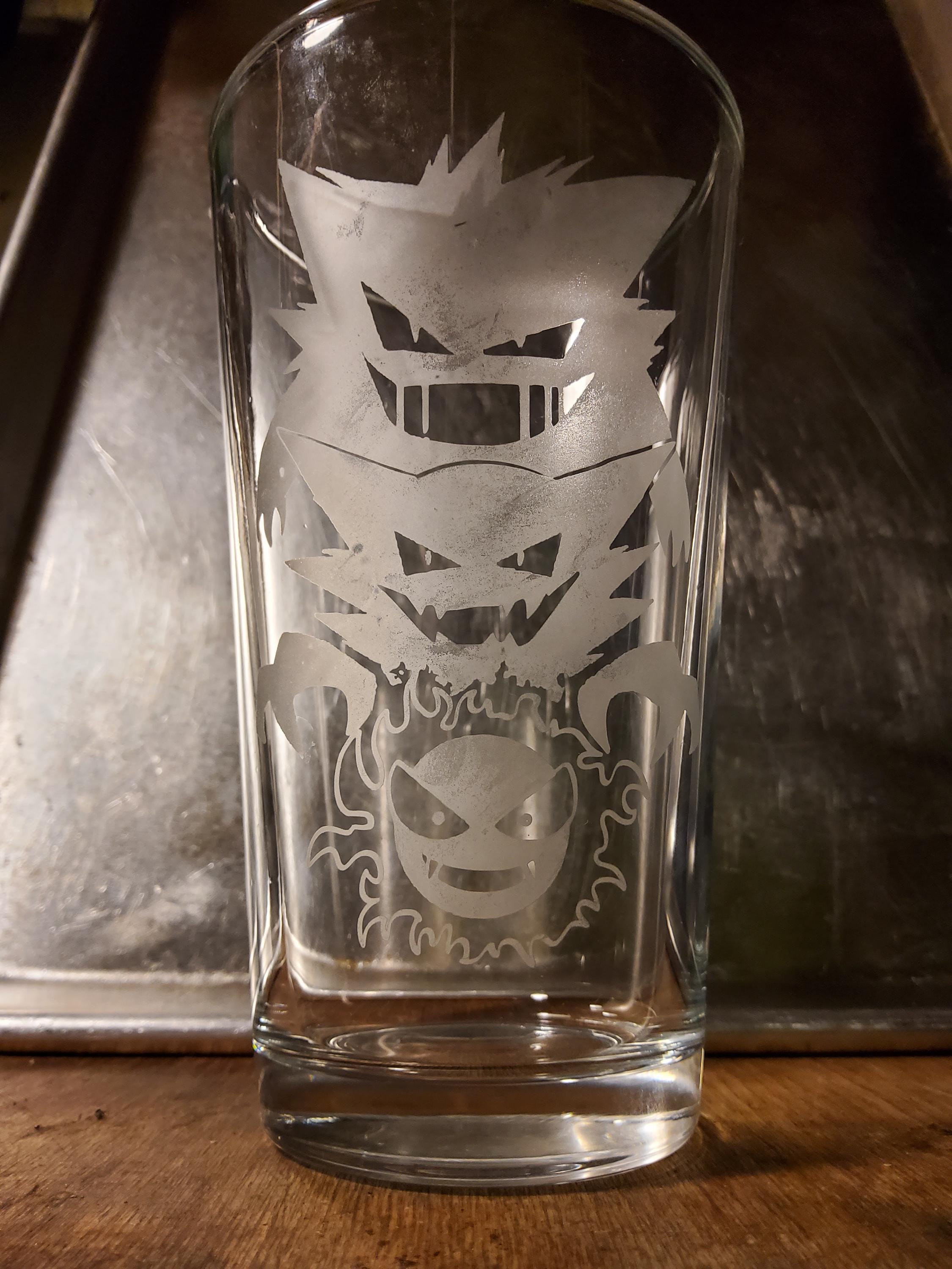 Gastley Haunter Gengar pub glass