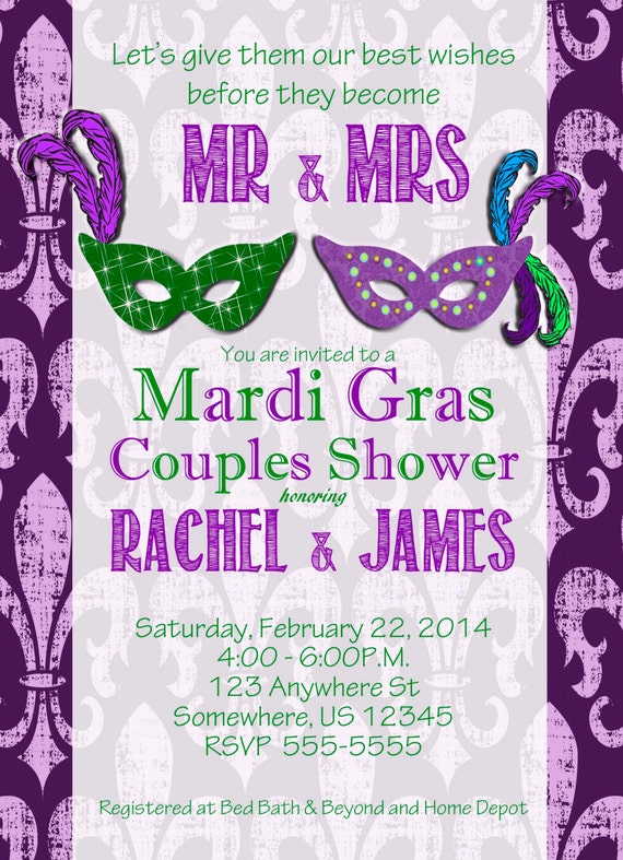mardi gras couple masks
