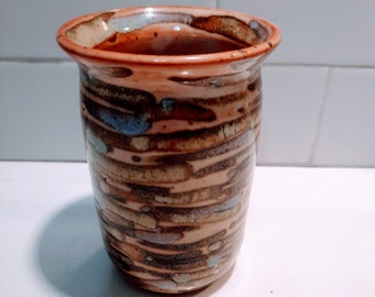 Small ceramic vase / cup, Handmade wheel thrown pottery