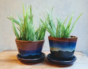 Colorful Planters | Handmade Pottery