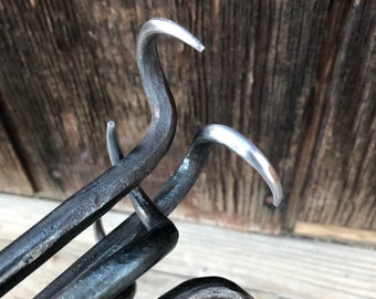 Aleta para carne de cerdo para barbacoa forjada a mano por Blacksmith