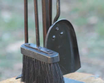 Soporte para chimenea forjado a mano