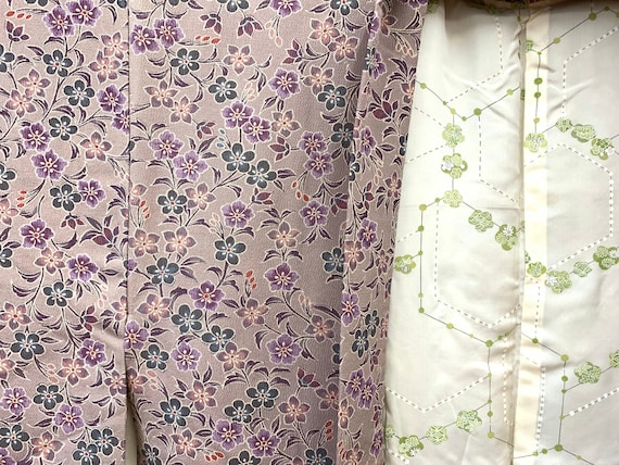 Japanese Silk Kimono Haori Jacket/ Sibori/ Silk ki