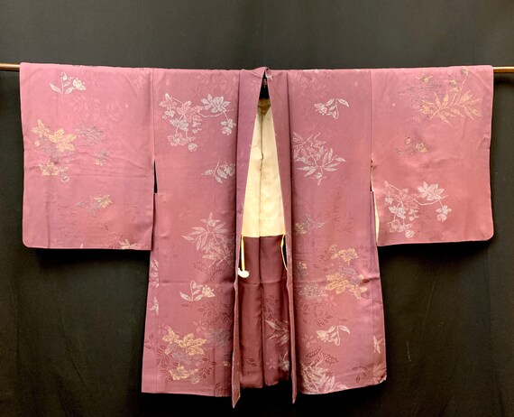 Japanese Silk Kimono Haori Jacket/ Silk kimono Jac
