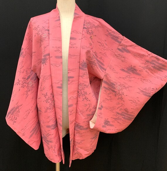 Japanese Kimono Haori / Silk Haori Jacket / Short