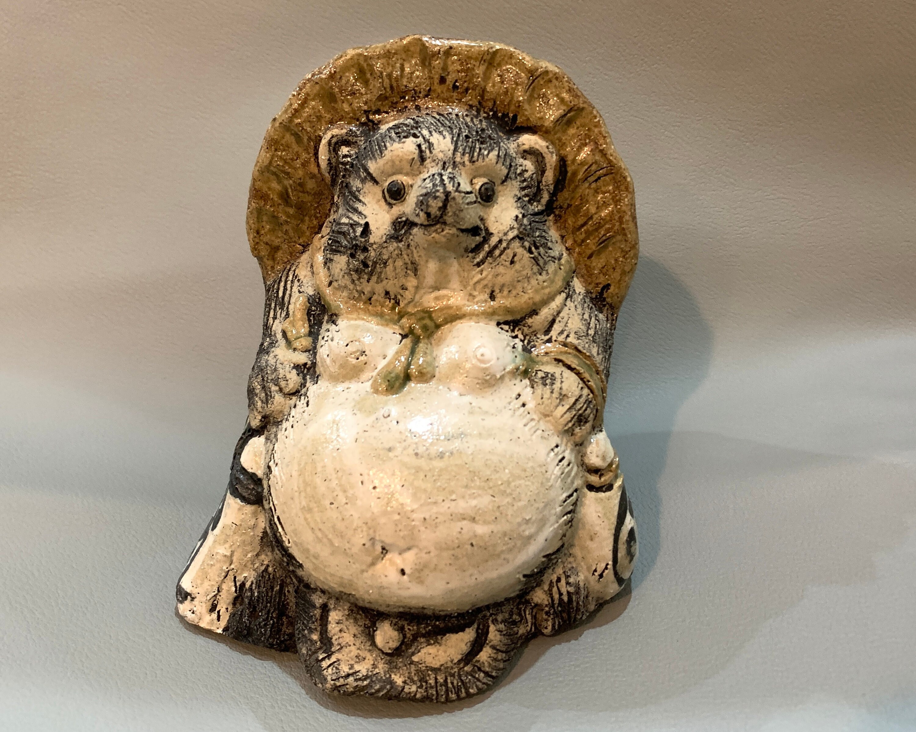 Tanuki Statue/ Japanese Shigaraki Ware/ Old Tanuki Statue/ Etsy