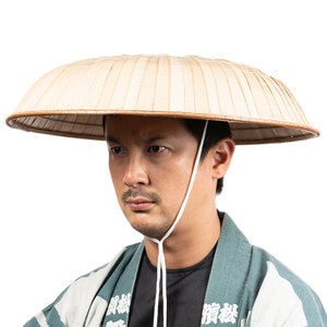 Japanese Hat, Samurai Hat Cosplay/ Maru Gasa/ Samurai Gasa