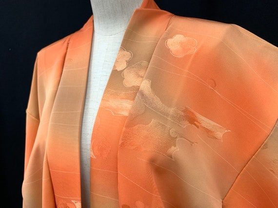 Japanese Silk Kimono Haori Jacket/ Sibori/ Silk ki