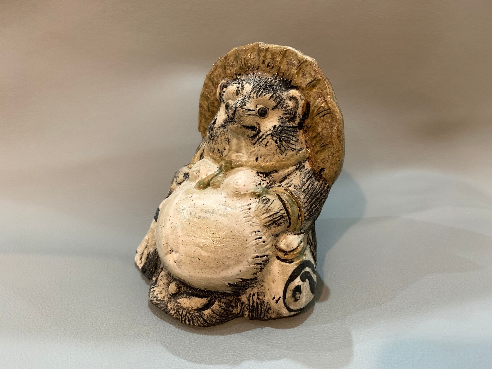 Tanuki Statue/ Japanese Shigaraki Ware/ Old Tanuki Statue/ Etsy