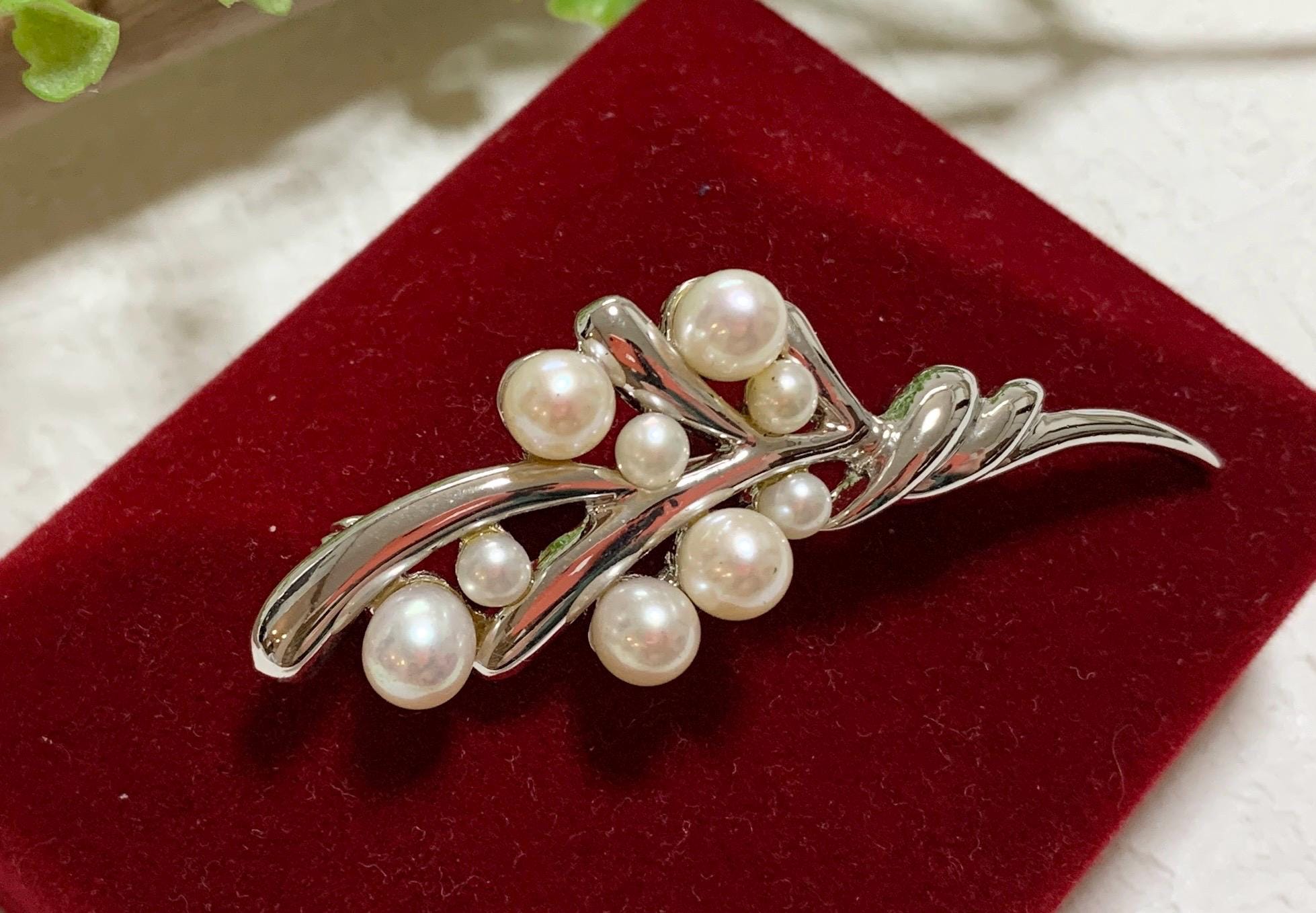 TASAKI タサキ パール アコヤ真珠 ピンブローチ アクセ Tasaki pearl brooch - Etsy 日本