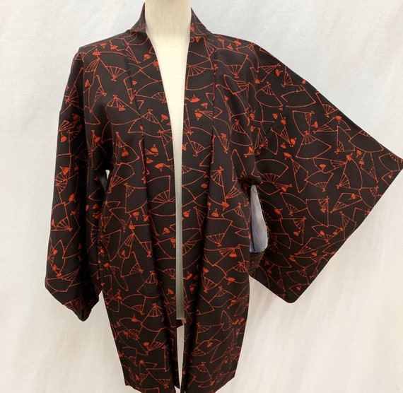 silk short kimono jacket
