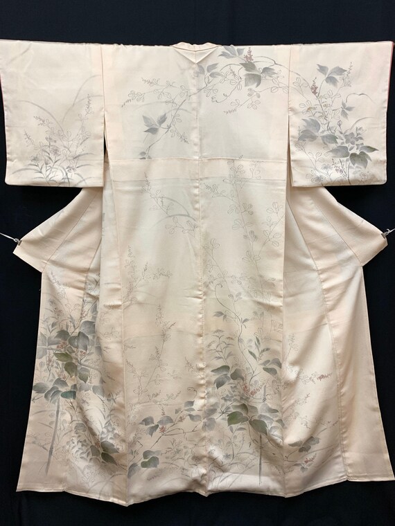 RARE!! Japanese Silk Kimono Houmongi/ Omeshi Chiri