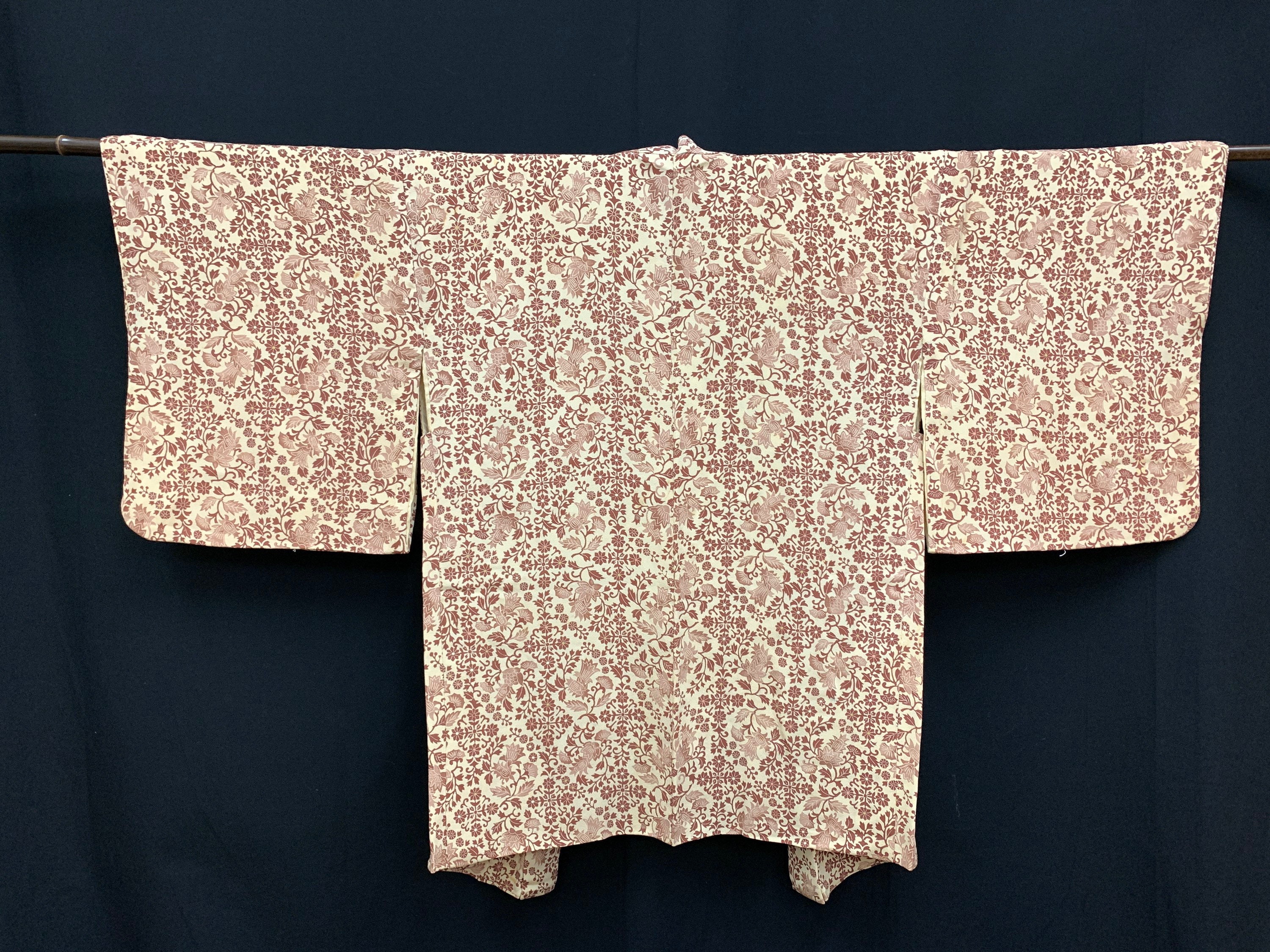 Japanese Silk Kimono Haori/ KINSHA/ Silk Haori Jacket/ Short | Etsy