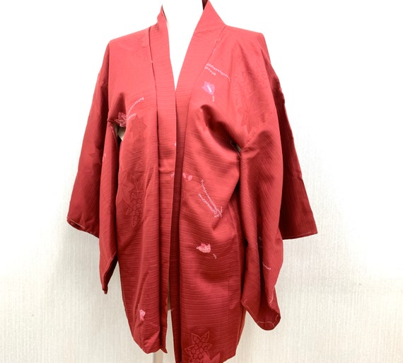 silk short kimono jacket