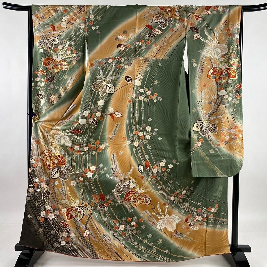 Furisode Kimono/ Japanese Kimono/ Vintage Kimono Robe/ Silk - Etsy