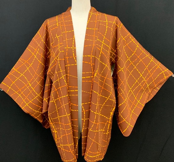 Japanese Silk Kimono Haori Silk Haori Jacket Short Kimono