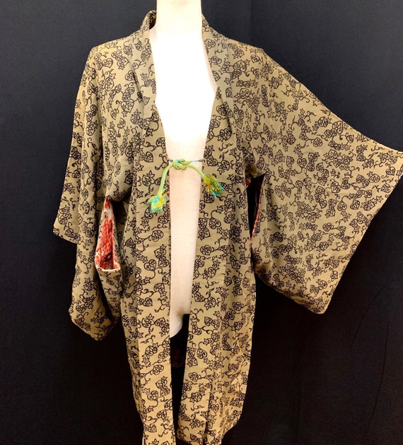 Japanese Silk Kimono Haori Jacket/ Silk kimono Jac