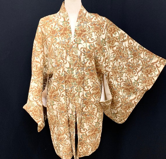 Japanese Silk Kimono Haori Jacket/ Silk kimono Jac