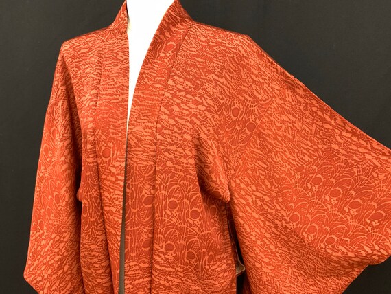 Japanese Silk Kimono Haori / Silk Haori Jacket / S