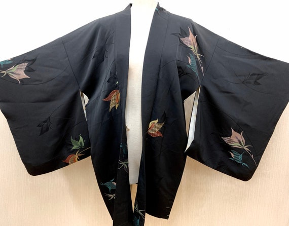 Japanese Silk Haori Jacket/ Kimono Jacket/ Kimono… - image 2