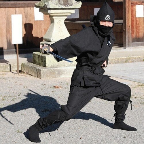 Japanese NINJA Suit Set / Ninja Costume / Ninja Cosplay / Samurai Cosplay 