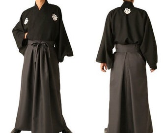 Hakama Kimono & Haori Set / SAMURAI Costume / Budo Cosplay / - Etsy