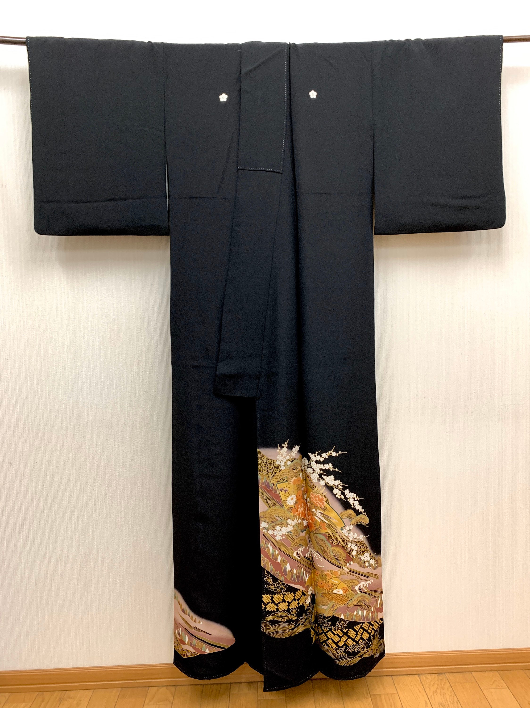 High Quality Japanese Kimono TOMESODE/ EMBROIDERY/ Silk | Etsy