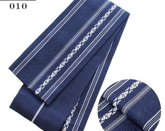 Obi Japal En Coton Bleu - Longueur 400 Cm, Largeur 9,5 Cm - Pour Arts Martiaux (judo, Karaté, Aikido...) - Fabriqué Au Japon