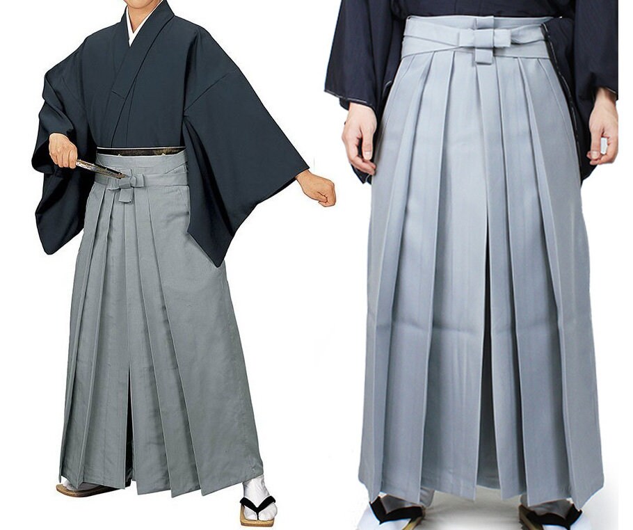 HAKAMA Japanese Samurai Unisex Set HAKAMA Only Suited For Demon Slayer ...