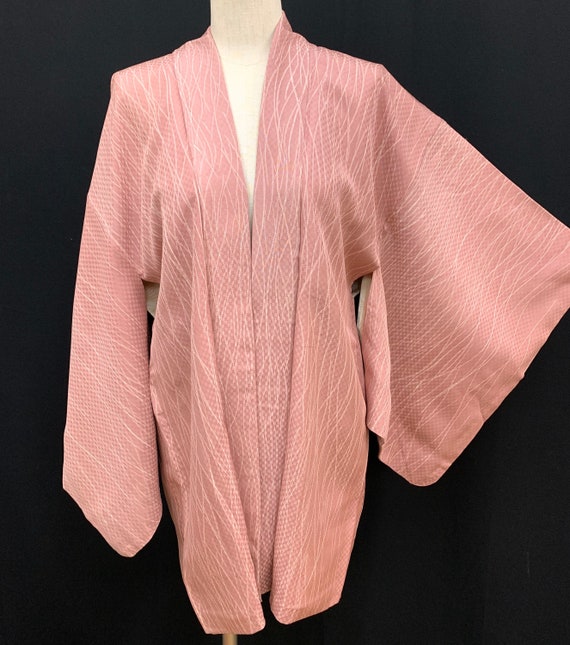 Japanese Silk Kimono Haori/ Silk Haori Jacket/ Sho