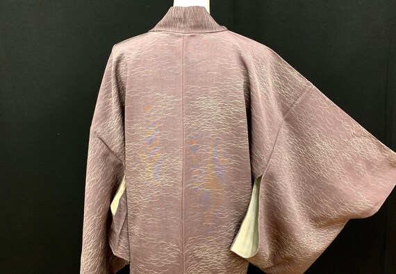 Japanese Silk Kimono Haori/ Silk Haori Jacket/ Sho