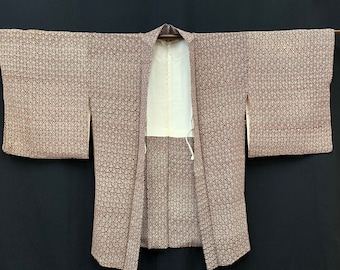 Kimono, Japanese Silk Kimono, Haori Jacket, Kimono Jacket, Short Kimono, 111804