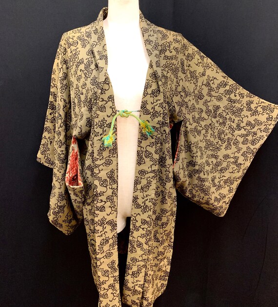 Japanese Silk Kimono Haori Jacket/ Silk kimono Jac