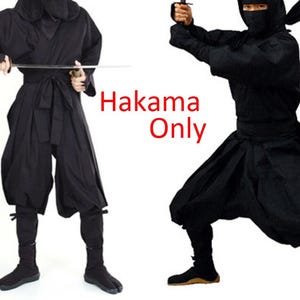 Tattsuke  Bakama, Ninja Hakama/ Japanese Hakama/ for YASUKE/ Authentic Tattsuke Hakama/NEW/ SAMURAI Costume/ Budo / Yasuke Cosplay/ Ninja,1