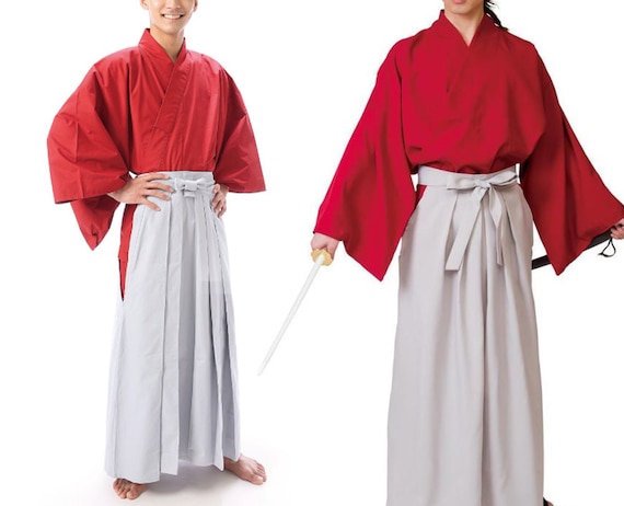 Japanese Traditional Men's Kimono HAKAMA Pants Sendaidaira Kyudo