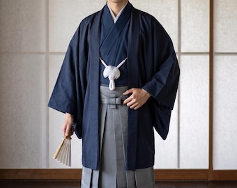 Set of 6 Men's  Hakama + Kimono/ NEW/ Hakama & Kimono/ SAMURAI Costume/ Budo Cosplay/ Samurai Cosplay/ Tea ceremony/ 1013-03　